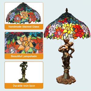 <span class=keywords><strong>Tiffany</strong></span> Vintage vitrail <span class=keywords><strong>lampe</strong></span> <span class=keywords><strong>lampe</strong></span> de chevet Bar étude Rose <span class=keywords><strong>papillon</strong></span> veilleuse salon <span class=keywords><strong>lampe</strong></span> - Product Image 6