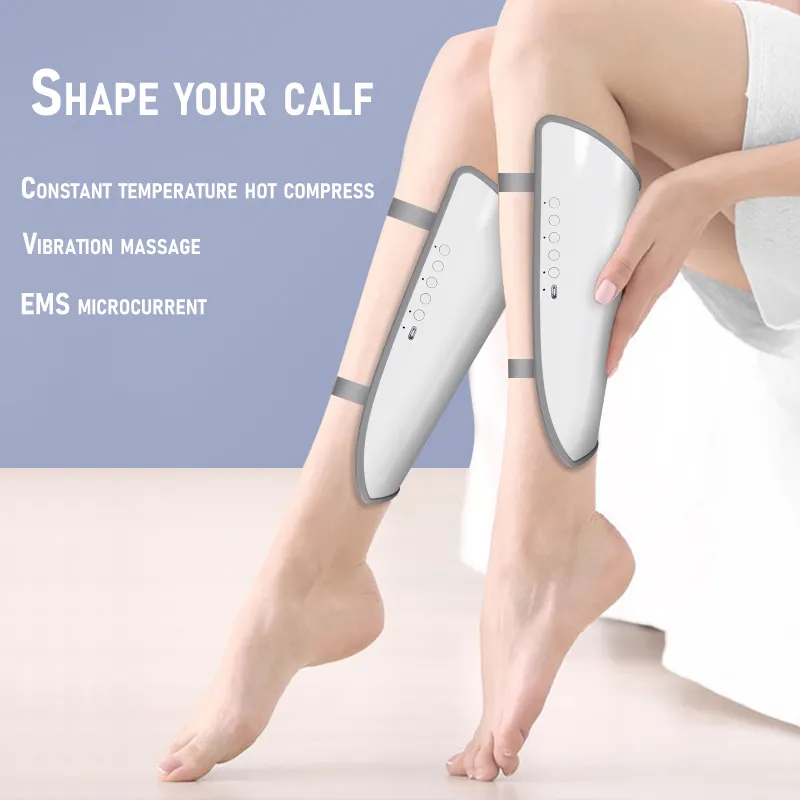 2023 nuovo prodotto massaggiatore sottile muscolare del polpaccio riscaldato Shiatsu impastare macchina elettrica per il massaggio delle gambe a compressione d'aria