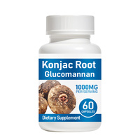 Capsules de Glucomannane de Konjac : Complément Alimentaire pour la Régularité Féminine, la Gestion Saine du Poids et le Soutien Énergétique