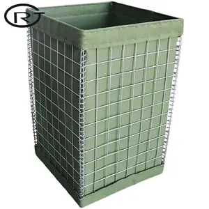 Hot DIP Galvani zed Flood Gabion Barrier Hesco Barrier Geschweißte Gabion