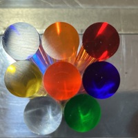 Cylindres en PMMA lisses et polis en acrylique TONGYUAN, matériau solide coloré, gravable, personnalisable, petites quantités sur mesure