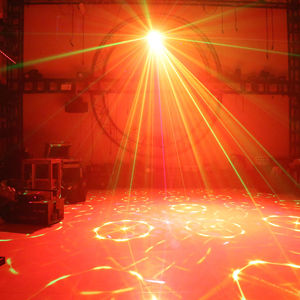 Nueva llegada Mini 5 en 1 Magic DMX Beam luces láser decoración DJ Disco LED efecto de escenario iluminación para club nocturno Bar - Product Image 1