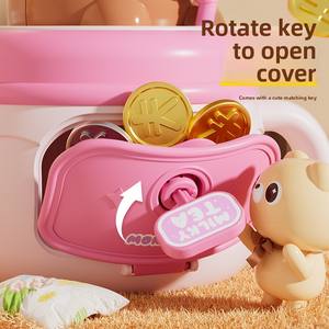 <span class=keywords><strong>Tirelire</strong></span> de dessin animé pour enfants et tasse à eau ornement de banque d'épargne ours de grande valeur cadeau en plastique pour garçons et filles - Product Image 3