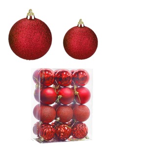 Adornos Navideños Surtidos al por Mayor, Bolas Brillantes y Mate con Corte de Diamante para Colgar en el Árbol y Decorar el Hogar - Product Image 4