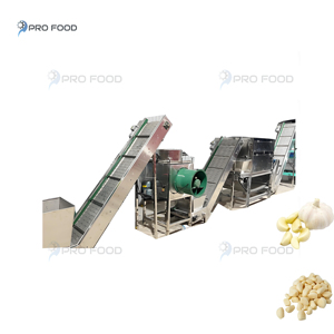 สายการผลิตกระเทียมประสิทธิภาพสูงสำหรับอุตสาหกรรมที่มีกำลังการผลิตสูงและราคาไม่แพงสำหรับเครื่องปอกกระเทียมอุตสาหกรรม - Product Image 1