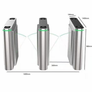Nhà Máy Tùy Chỉnh An Ninh Kiểm Soát Truy Cập Hệ Thống Flap Cửa Quay Cổng Điện Tử Lối Vào Cửa Quay Cổng Tốc Độ Ánh Sáng Đu Cửa - Product Image 2