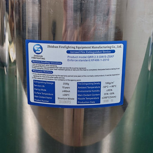 Extincteurs automatiques à aérosol chaud de classe C, 2500g, grande capacité, en acier inoxydable, à montage mural, directement de l'usine, avec FDS - Product Image 6