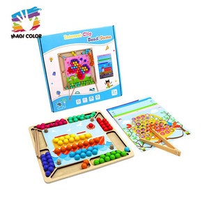 Jouet éducatif avec perles en <span class=keywords><strong>bois</strong></span>, multifonction, intéressant, pour enfants, W12F113 - Product Image 5