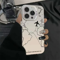 Coque de téléphone antichoc avec impression d'avion pour OnePlus Ace 6/15/13s/13T/13R/Nord 5/Nord CE5, coque arrière rigide en PC+TPU