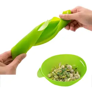 Heat Resistant Silicone Microwave Steamer Collapsible Silicone Vegetable Steamer For Microwave