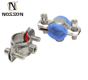 Abrazadera de metal de sillín de goma grande con clips de goma <span class=keywords><strong>P</strong></span> de goma para abrazaderas inserto de abrazadera de tubo - Product Image 2