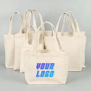 Bolsas de Compras Reutilizables de Algodón Ecológico Personalizadas, Bolsa de Lona Impresa, Bolsas de Tela Personalizadas, Bolsa Tote con Logotipo Impreso de Calidad - Product Image 1