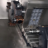 Centro de Torneado CNC de Precisión PR52TT, 370 mm de Diámetro de Torneado, 400 mm de Longitud, 220V, Sistema de Control GSK