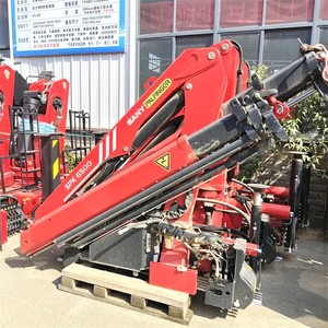 Grue à flèche articulée : Meilleur prix, grue hydraulique portable à bras repliable, grue de levage montée sur camion à vendre - Product Image 1