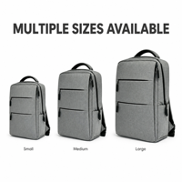 Sac à dos pour ordinateur portable durable avec logo personnalisé, sac à dos d'affaires pour hommes, voyage, école, université