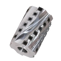 Tête de coupe spirale avec lame hélicoïdale pour dégauchisseuse à bois, bloc de coupe pour une finition de surface élevée