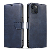 Casing HP Lipat Kulit PU untuk iPhone 15 - Penutup Berdiri dengan 3 Slot Kartu, Penutup Magnetik & Cangkang Anti Benturan