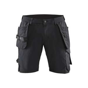BLAKLADER - 152016459998C54 Craftsman shorts 4-way <b>stretch</b> <b>Black</b>/Dark grey - EAN 7330509802922 <b>WORK</b> <b>TROUSERS</b> <b>WORK</b> SHORTS - Product Image 1