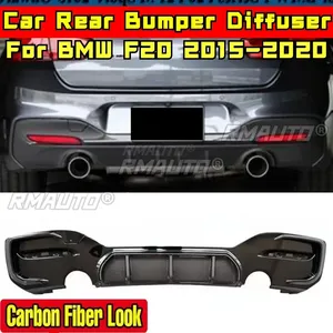 สำหรับ BMW F20 ปี 2015-2020 อุปกรณ์ตกแต่งรถยนต์ BMW F20 ชุดแต่งกันชนหลังแบบดิฟฟิวเซอร์ลายคาร์บอนไฟเบอร์ สไตล์ MP ชุดแต่งสปลิตเตอร์กันชน - Product Image 2