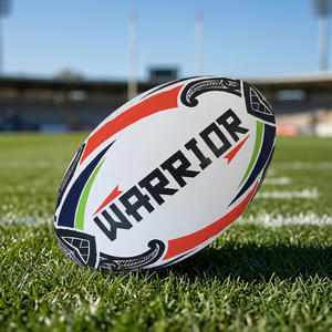 Balón de Rugby Personalizado para Entrenamiento, Caucho Sintético Premium de Larga Duración, Disponible en Tallas 3, 4 y 5 para Niños, Jóvenes y Adultos - Product Image 1