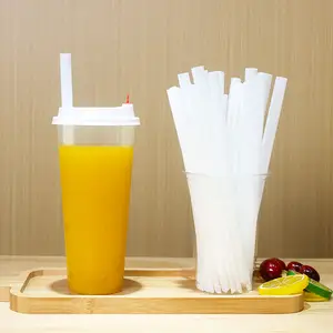 LOKYO Hot Drinking Straw Environment Friendly High Temperature 12mm 6mm Biodegradable PLA Disposable Straw