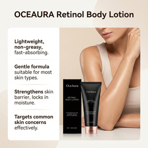 Loción corporal con retinol que hidrata suavemente el cuerpo y la piel, refrescante, suavizante e hidratante, loción para el cuidado diario. - Product Image 4