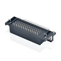 Adaptador de Panel Tipo Punch Needle D Sub HDR de 15 Pines y 45 Pines, Conector Industrial Macho-Hembra de Alta Densidad, Resistente al Agua y Duradero