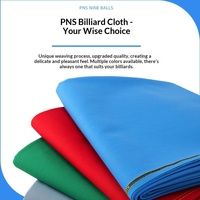 Nappe de billard PNS - Fantasy Nine-Ball Quick Cloth, couleurs bleu/rouge/vert, fournitures de billard Kailun & Nibu