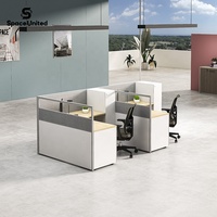 SpaceUnited Mobilier de bureau de luxe Poste de travail modulaire pour deux personnes