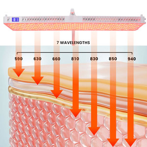 Ideatherapy rl450max 7 spectrums 450pcs 590nm 630nm 660nm 810nm 830nm 850nm 940nm liệu pháp ánh sáng đỏ Bảng điều chỉnh cho bệnh viện - Product Image 2