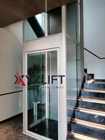 Ascenseur domestique multicolore en option EN81-20 AS1735 pour styles d'intérieur de villa personnalisés XYZlift
