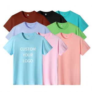 2024 Printing Embroidery Custom Blank 100% Cotton Men's T Shirt High Quality Heavy Weight <b>Plain</b> Oversized <b>Tshirt</b> - Product Image 4