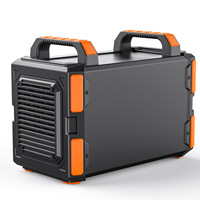 Station d'énergie portable 1200W pour tourisme autonome, à cellules photovoltaïques solaires, 230V & 110V, avec stockage d'énergie et compatible avec divers types de batteries