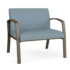 Silla bariátrica de estilo contemporáneo con asientos de área de recepción de vinilo sanitario - Product Image 6