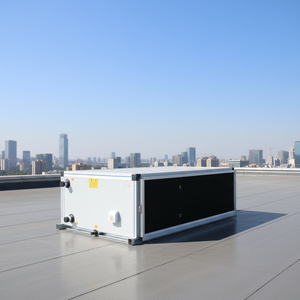 Unité de traitement d'air horizontale de 18 tonnes à montage au plafond pour système CVC de bureaux, écoles et magasins de détail, configuration horizontale AHU - Product Image 5