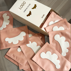 Großhandel Neues Design Baumwoll-Wimpernpads Maske Wimpernverlängerungs-Patches Pflegende Unter-Augen-Pads gegen Augenringe Hydrogel-Augenpads - Product Image 4