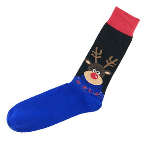 Chaussettes de la série de Noël en gros Chaussettes de Noël en coton pour hommes - Product Image 4