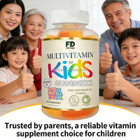 Gommes multivitaminées pour enfants, complément nutritionnel quotidien pour enfants, soutien immunitaire et stimulation de la croissance