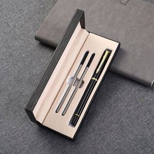 Juego de Bolígrafos Metálicos de Lujo con Logotipo Personalizado, Bolígrafo Clásico Rojo y Negro con Recambios en Caja de Regalo, Regalo Promocional Corporativo - Product Image 4