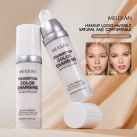 Fond de Teint Liquide Changeant de Couleur Prêt à Expédier, Correcteur 2-en-1 Hydratant Fini Naturel, Base de Maquillage Expédition Rapide
