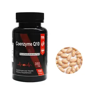 Suplemen Hala coenzim Q10 CoQ10 Softgels 3x penyerapan lebih baik, antioksidan untuk kesehatan jantung & produksi energi