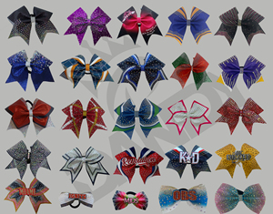 Chất Lượng Cao Tùy Chỉnh Thiết Kế Cổ Vũ Cung Chất Lượng Cao Cứng Tóc <span class=keywords><strong>Bow</strong></span> Cô Gái Long Lanh Cung - Product Image 1