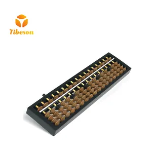 Children teenager high quality 17rod digit rods diy color beads black frame reset button soroban education ABS plastic abacus