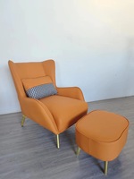 Fauteuil inclinable moderne et confortable en similicuir pour salon et chambre à coucher, design ergonomique, style chaise longue relaxante