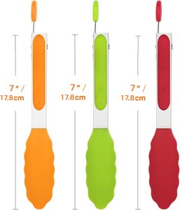 Durable Nylon <b>BBQ</b> Tongs with Heat Resistance and Easily Cleaned for Outdoor Camping & Kitchen Use - Product Image 4