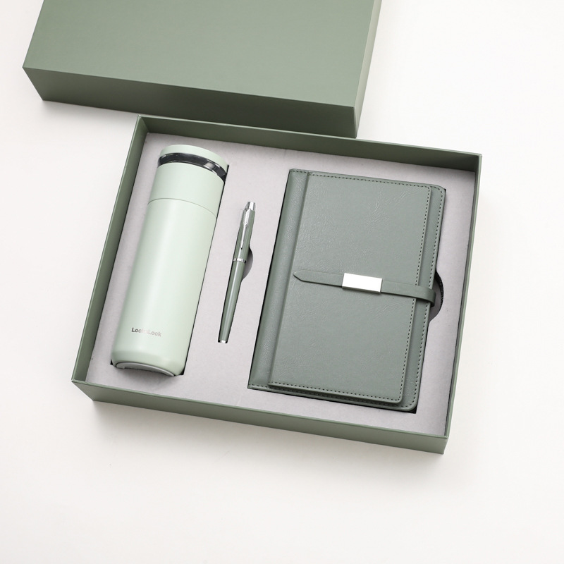 Lok bouton tasse signature stylo carnet fruit vert