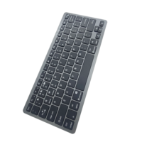 Clavier sans fil miniature au design fin et silencieux 2,4 GHz, clavier mignon