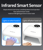 Lampe à ongles UV LED pour commande en gros, 90 perles LED, 3 modes de minuterie, portable, usage domestique, couleur/emballage personnalisés en usine, vente en gros