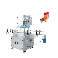 Machine de scellage rotative entièrement automatique de haute qualité pour boissons et jus en canettes, avec économie d'énergie et utilisation facile