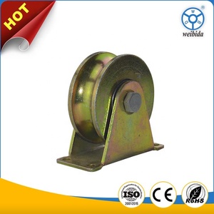 U forma di tutte le dimensioni in ghisa caster wheel <span class=keywords><strong>per</strong></span> porta scorrevole U Scanalatura Caster - Product Image 5
